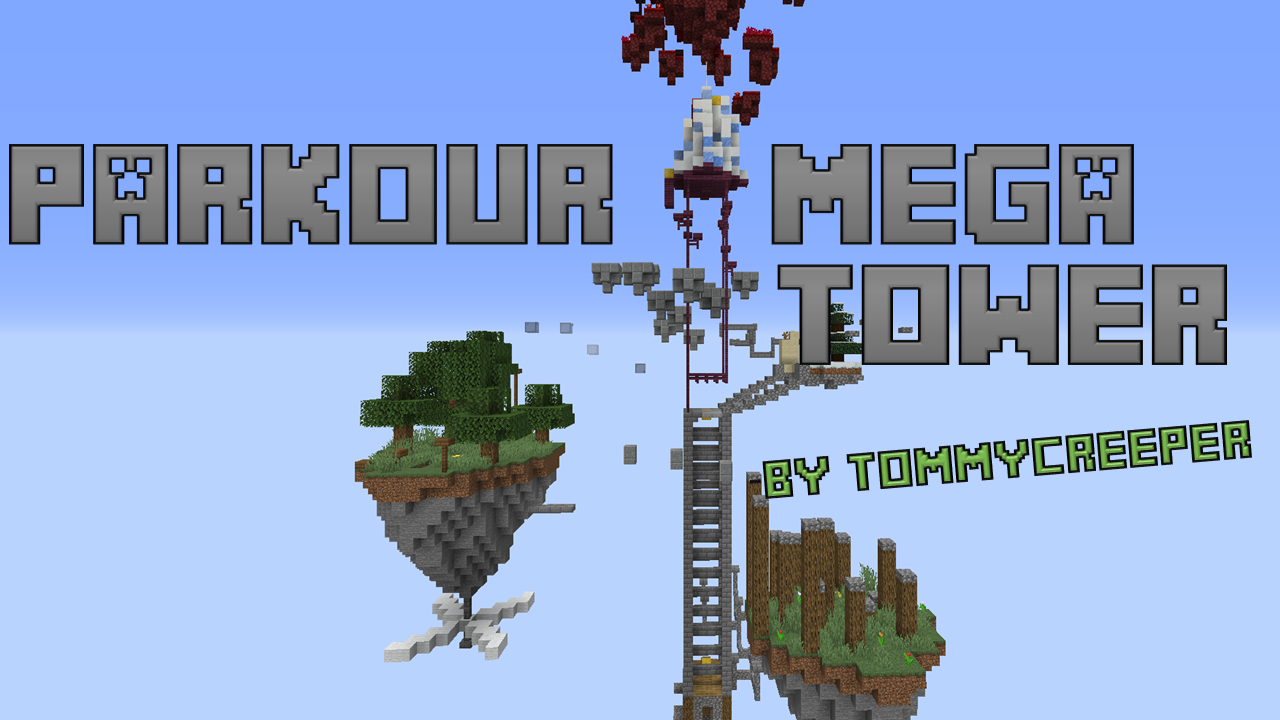 Herunterladen Parkour Mega Tower zum Minecraft 1.16.4